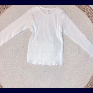 🛍Girls White Long Sleeve Blouse